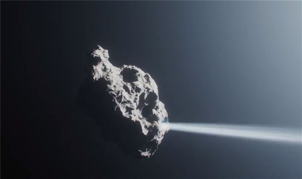 彗星气体喷发现象