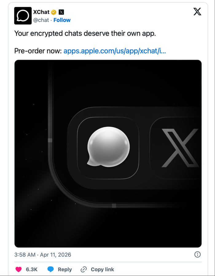 XChat应用界面
