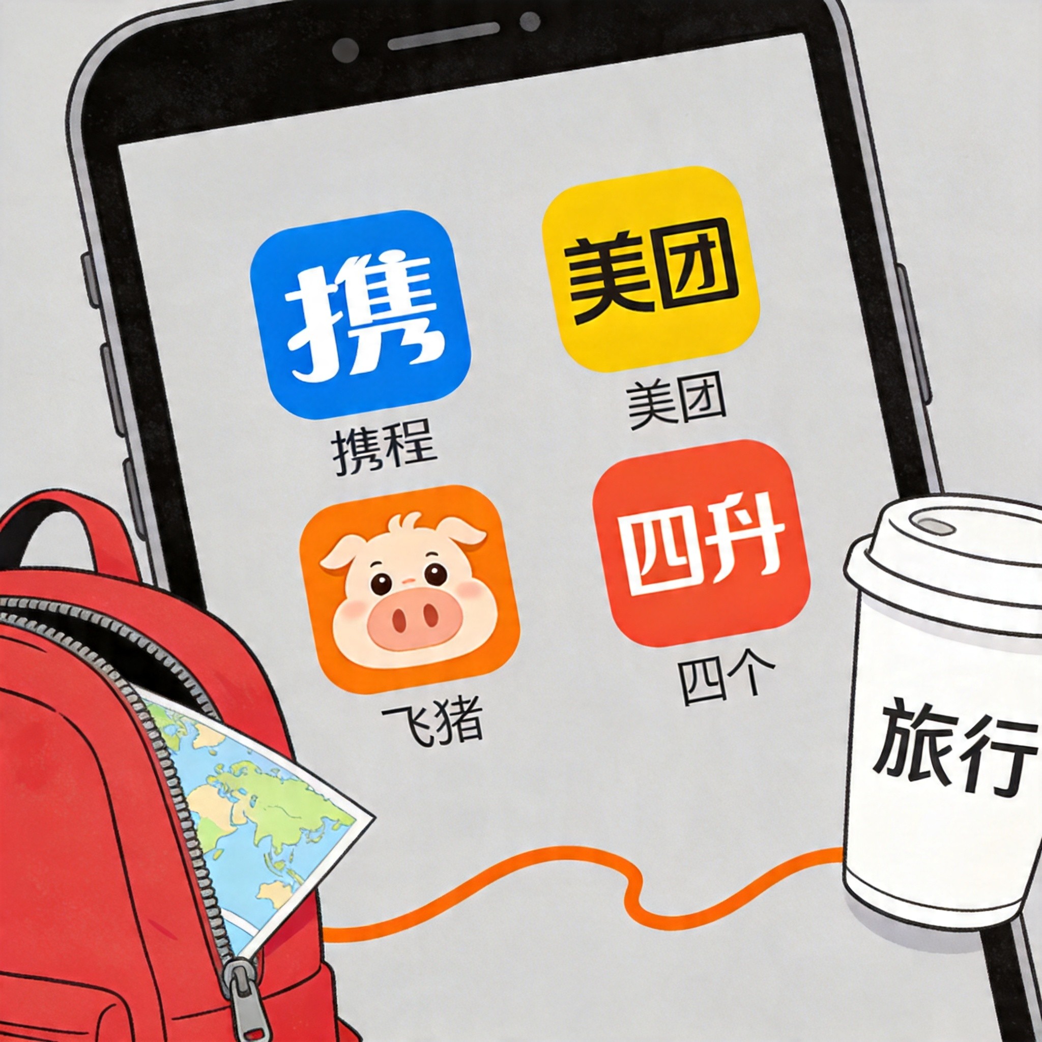 四大旅游平台对比