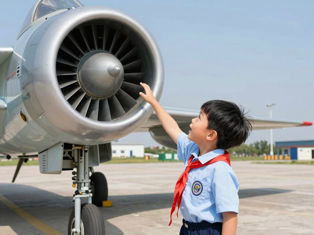 "触摸真飞机"：西安这场航空研学，5岁孩子玩了3小时后不想走