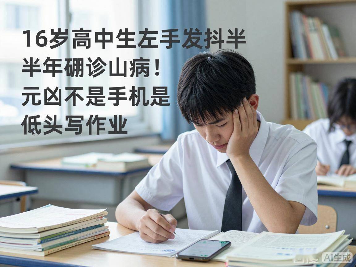 左手发抖半年，16岁男生被确诊罕见病：90%家长没听过