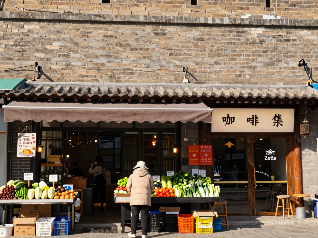 西安建国门老菜场市井烟火