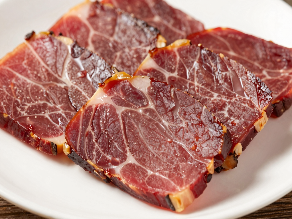 腊牛肉特写