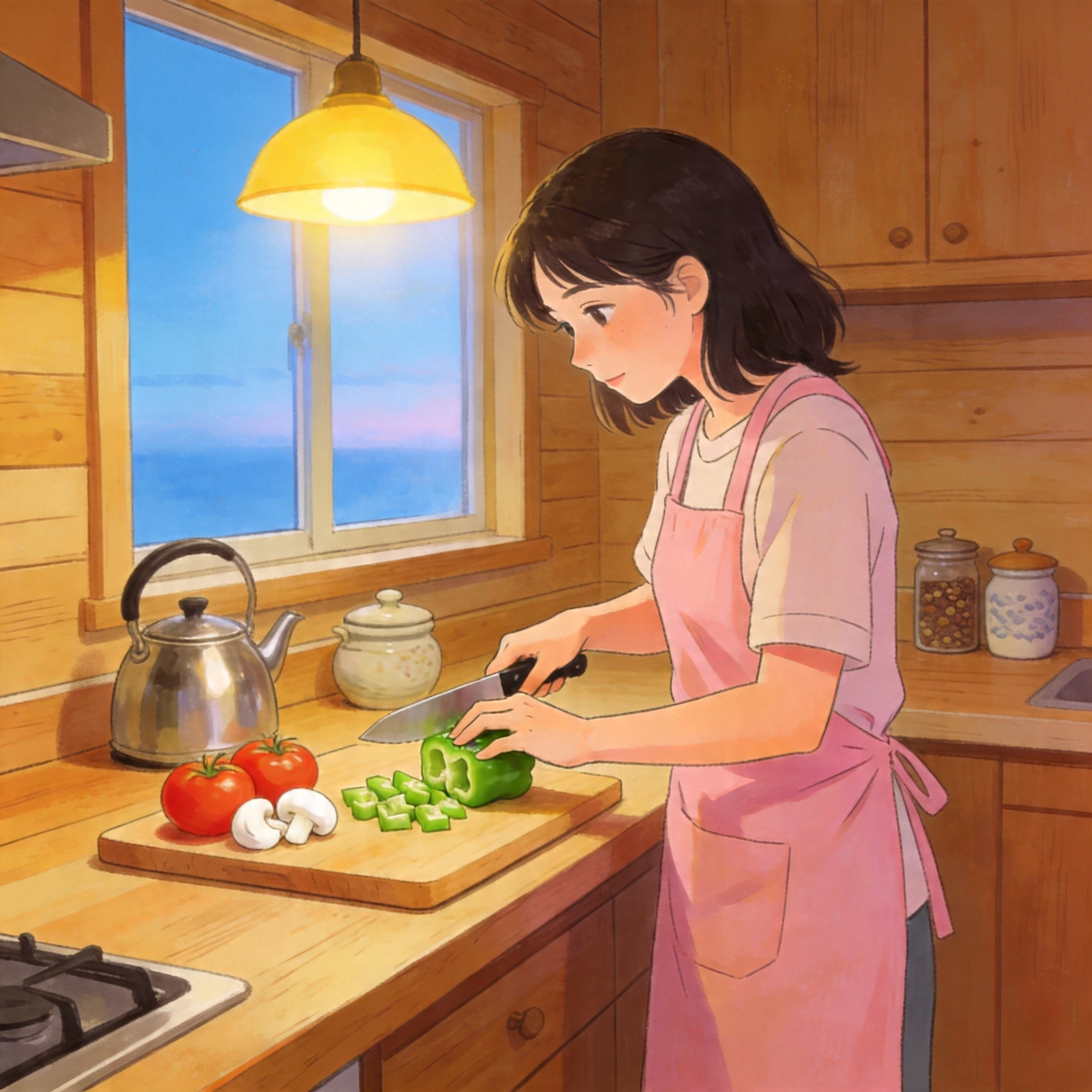 厨房做饭