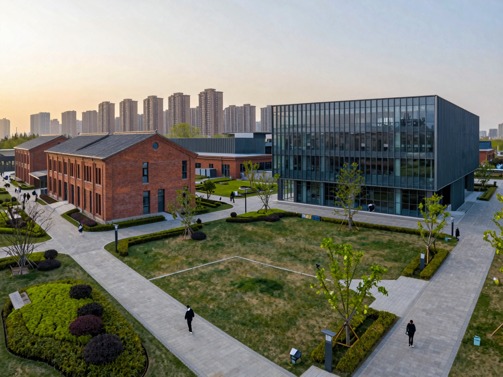 西安旧工厂改造全景
