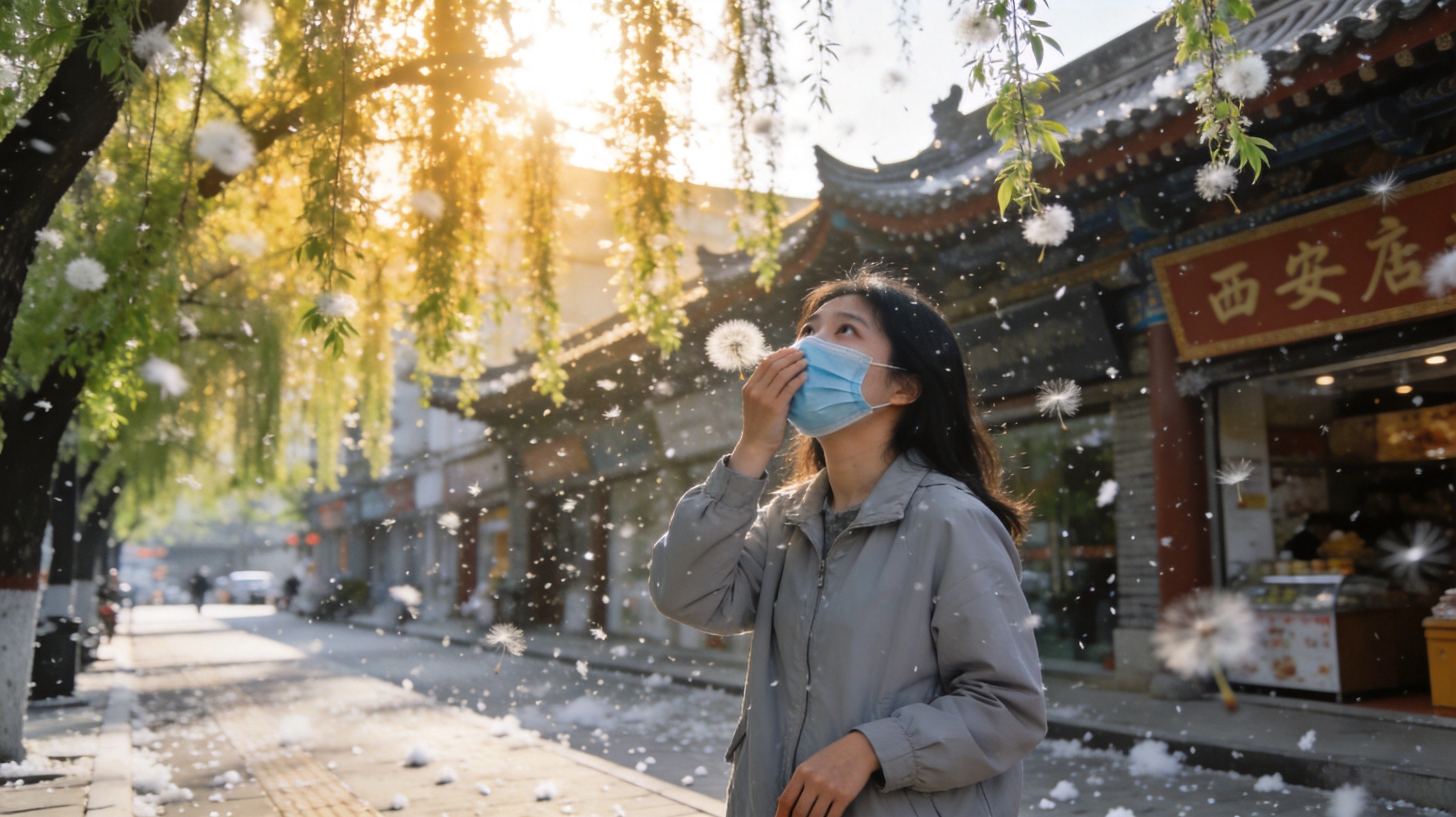 西安飞絮季生存指南来了！城管这本手册火了
