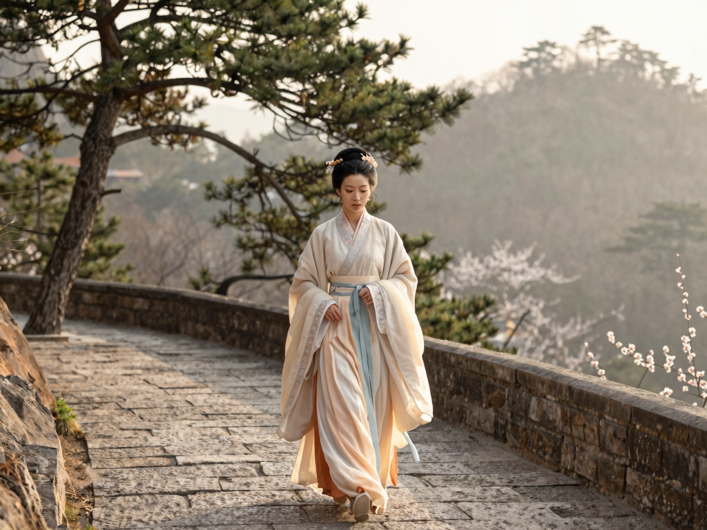 汉服游景区