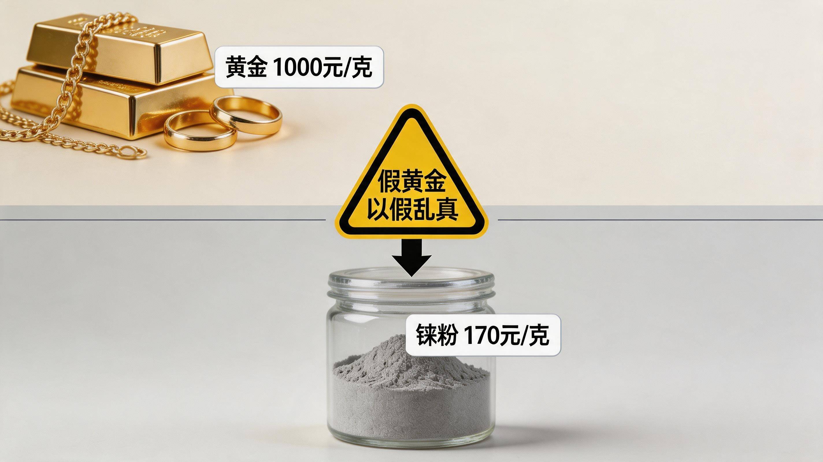 黄金掺铼粉20%!光谱仪测不出,你的金饰可能中招了