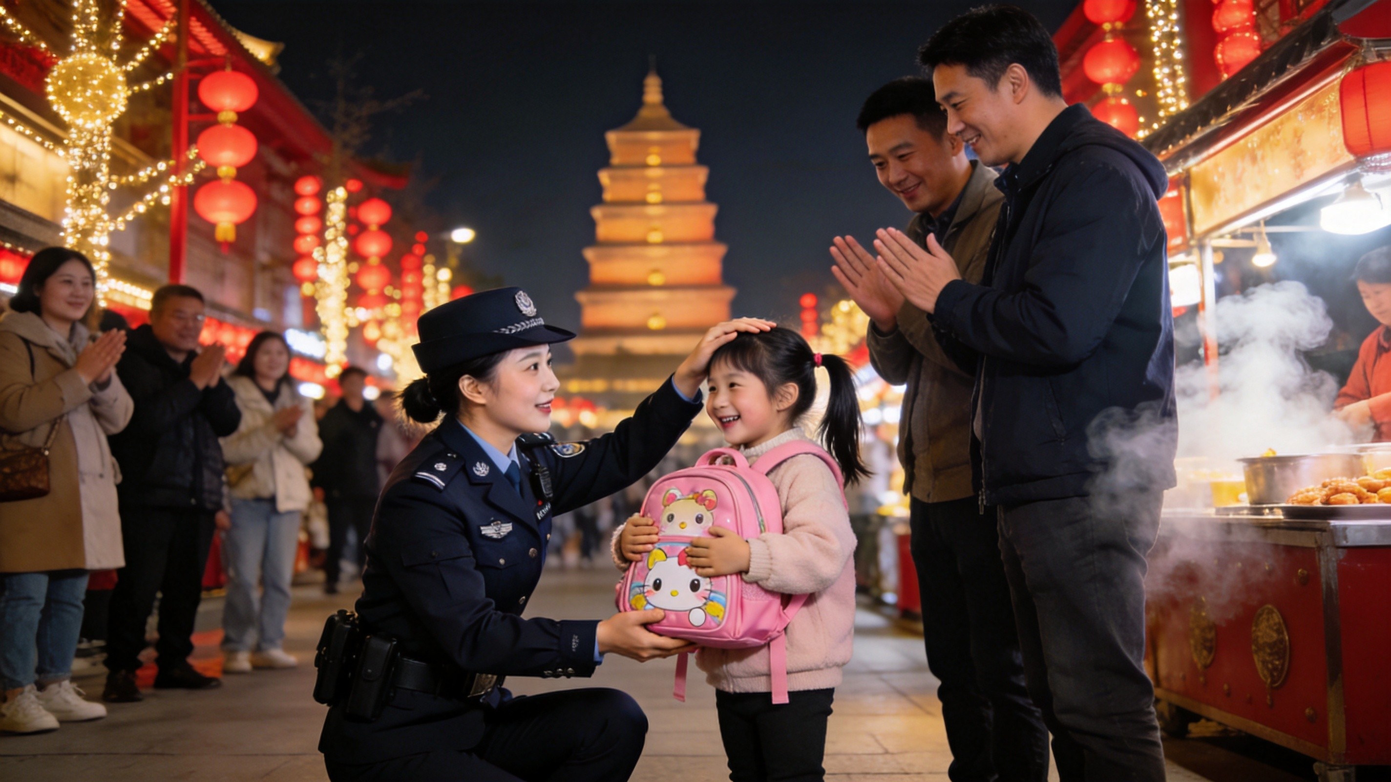 民警帮助游客