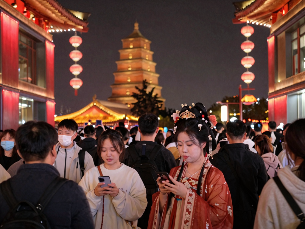 大雁塔夜景