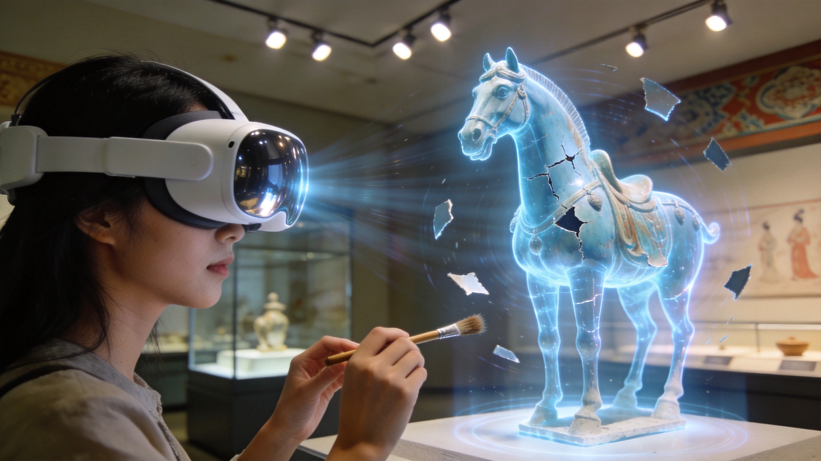 戴上头盔穿越大唐！西安这场全国首批XR展，彻底改变了博物馆体验