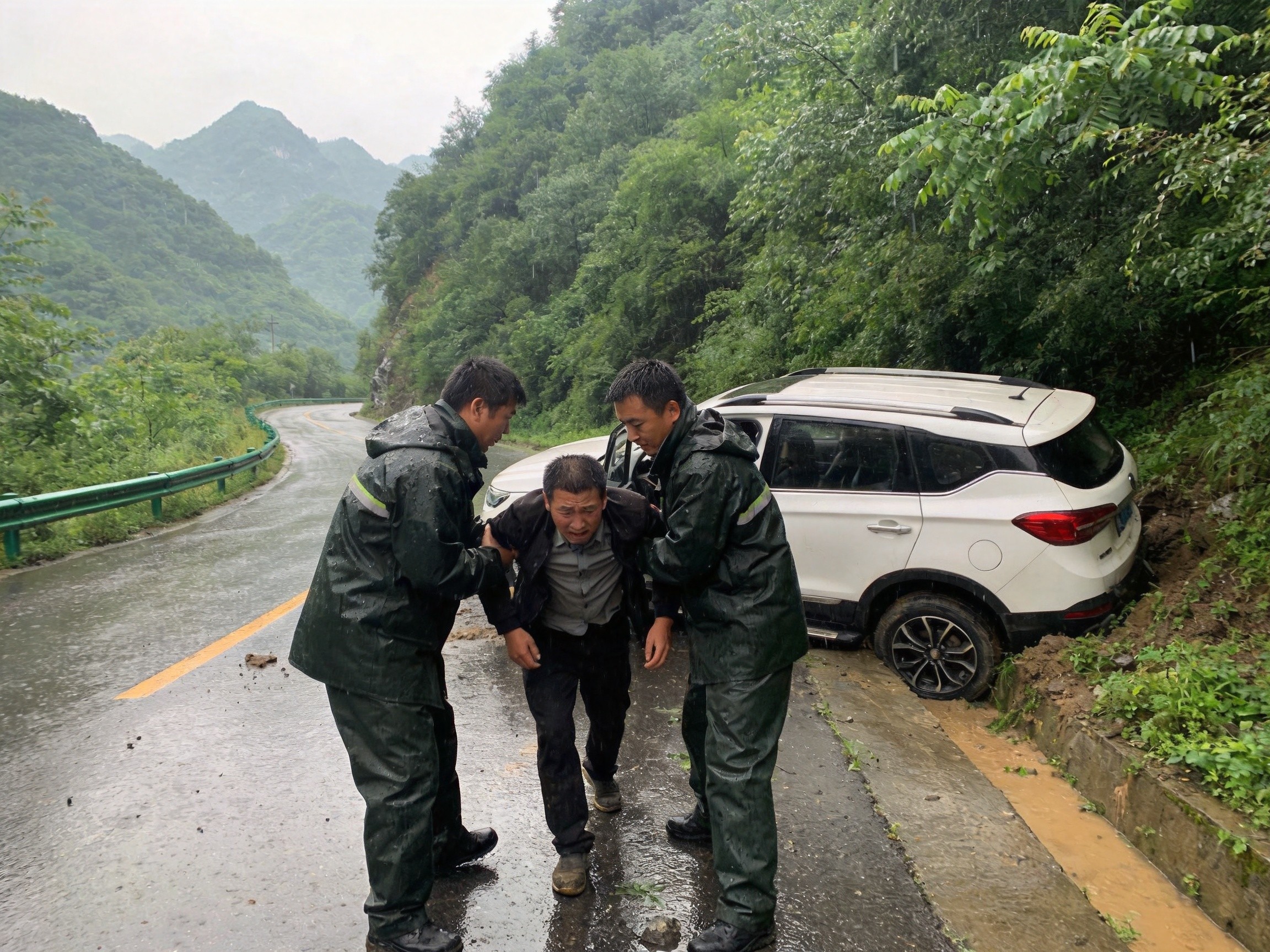 秦岭深处的一场生死救援：三位护林员的本能选择