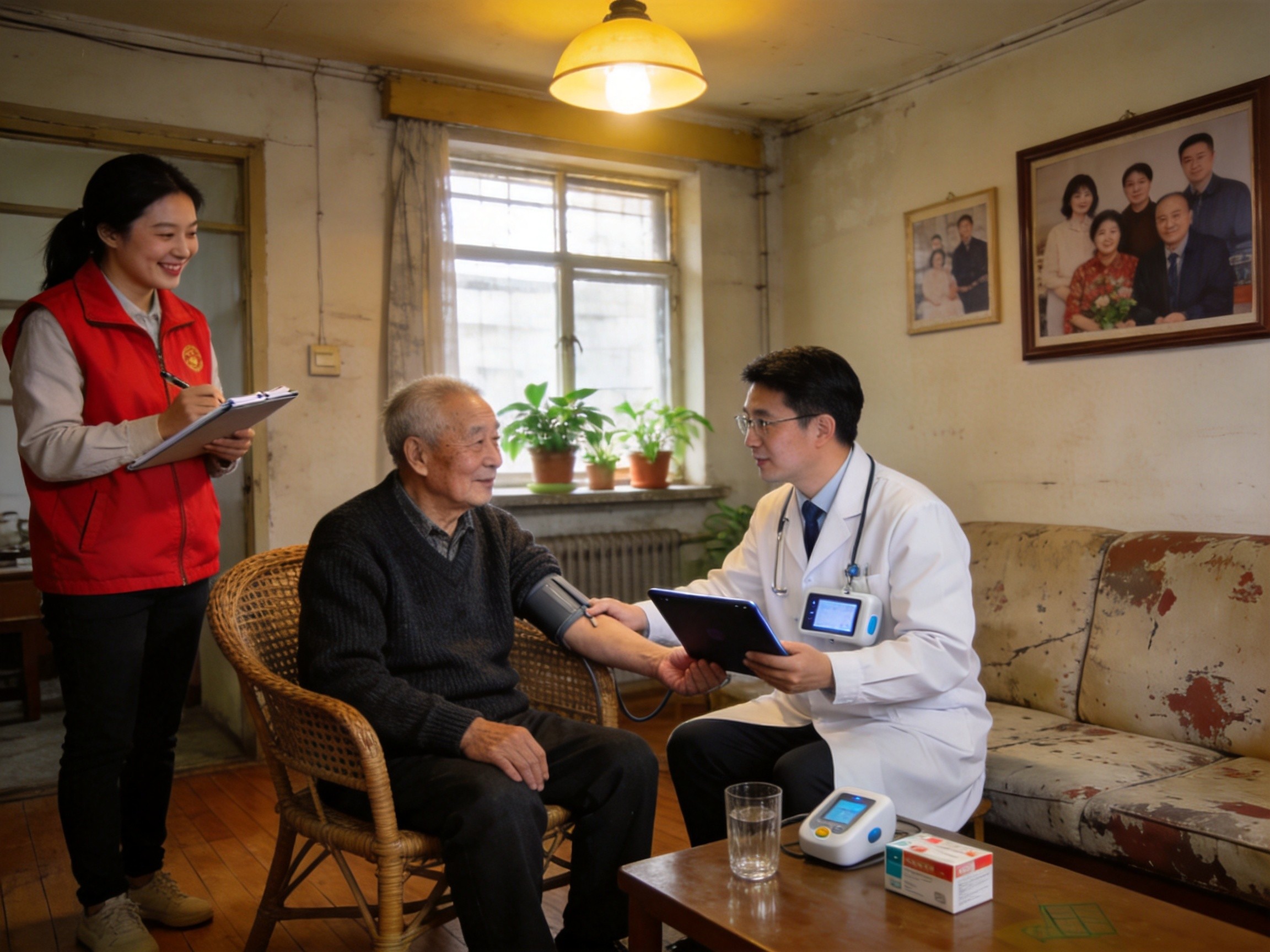 西安这个社区一天之内"一老一小"都被照顾到了：AI中医入户、瓦当拓印入心