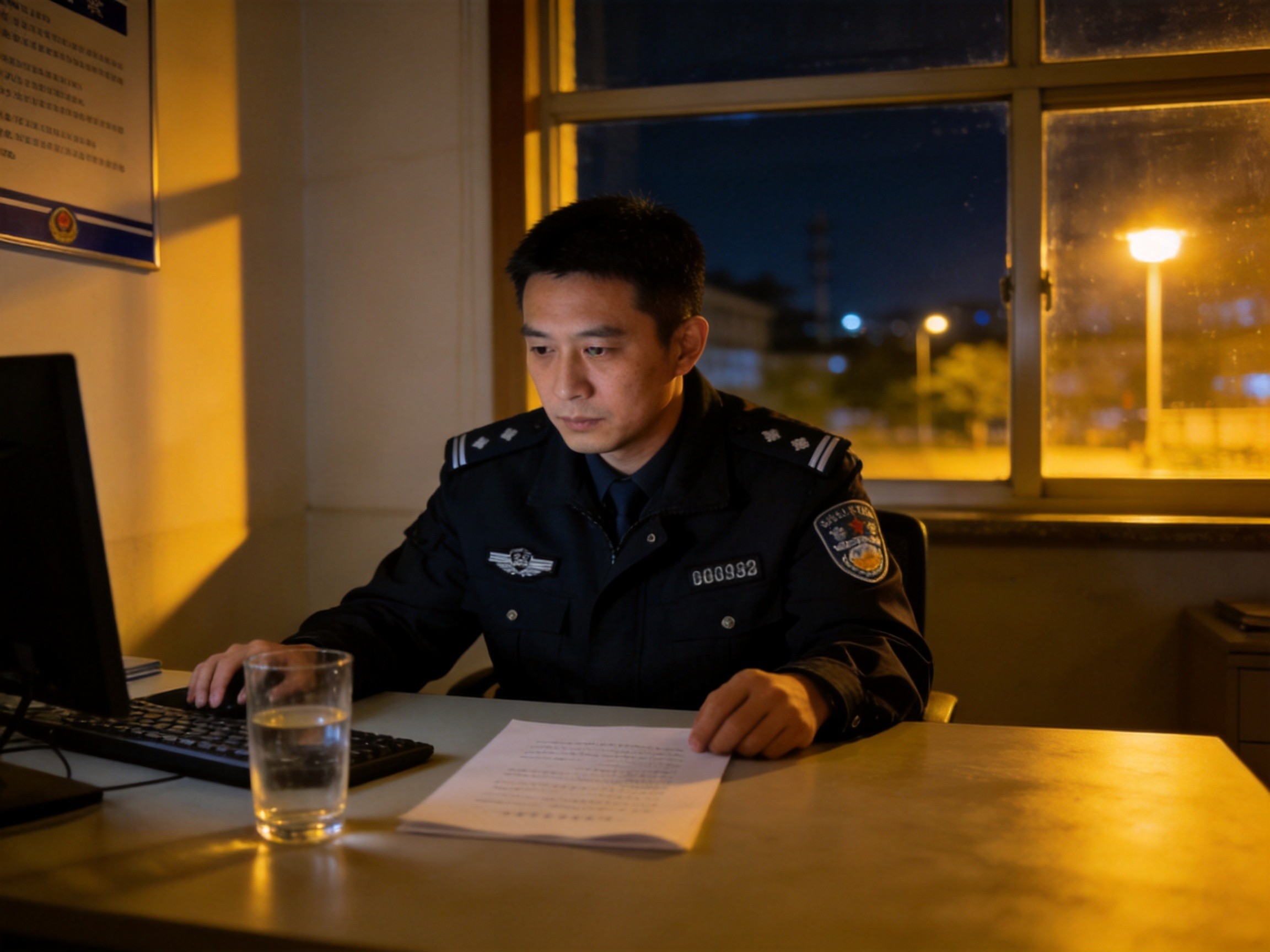 西安高考生深夜停电求助派出所，民警：我这儿有空调有西瓜