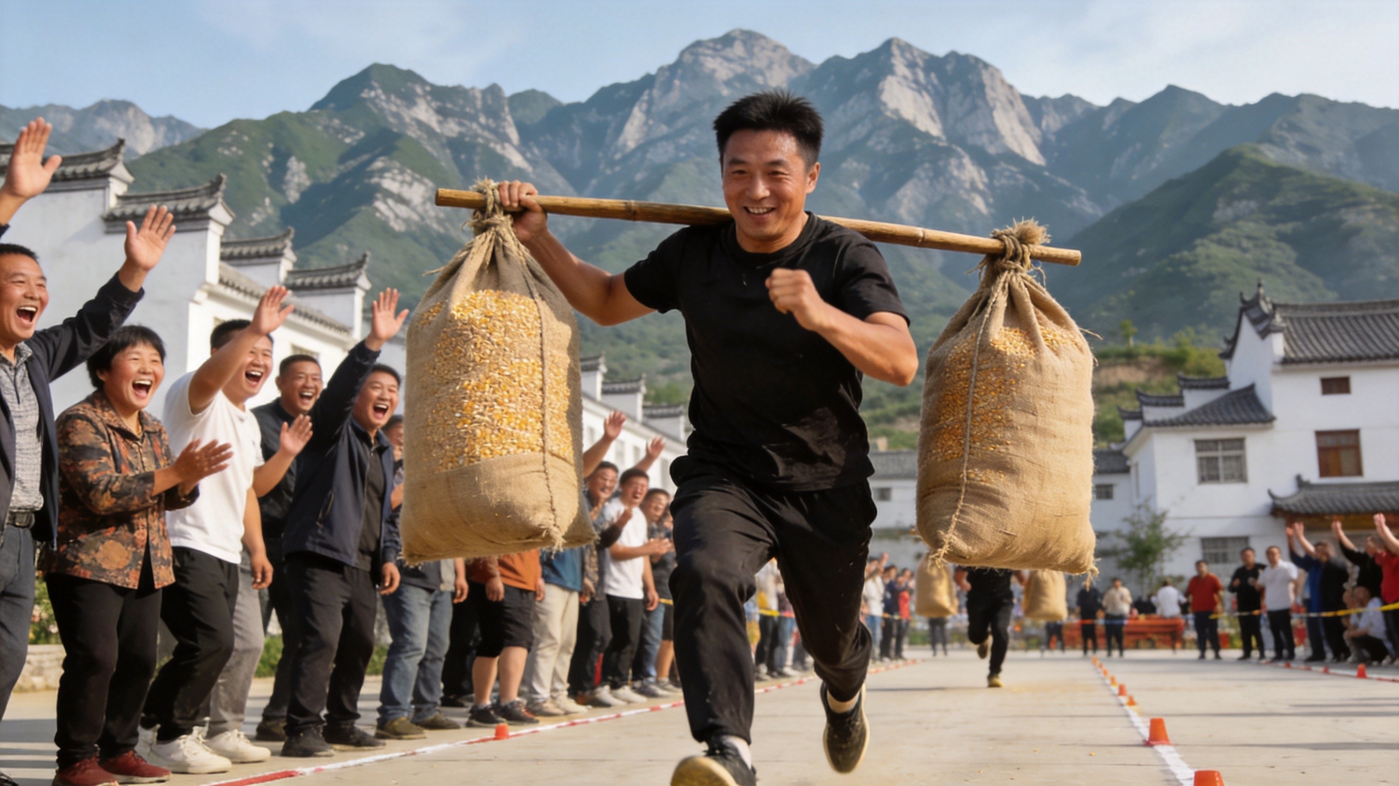 秦岭脚下这场农民运动会，把土味玩出了新花样